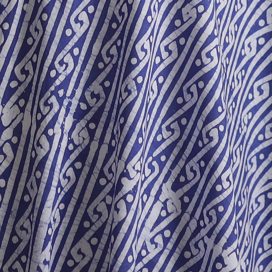 Kutch Hand Block Batik Print Pure Cotton Fabric 56