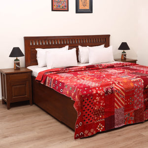 Khambadiya Tagai Patchwork Quilt / Gudri / Blanket 23