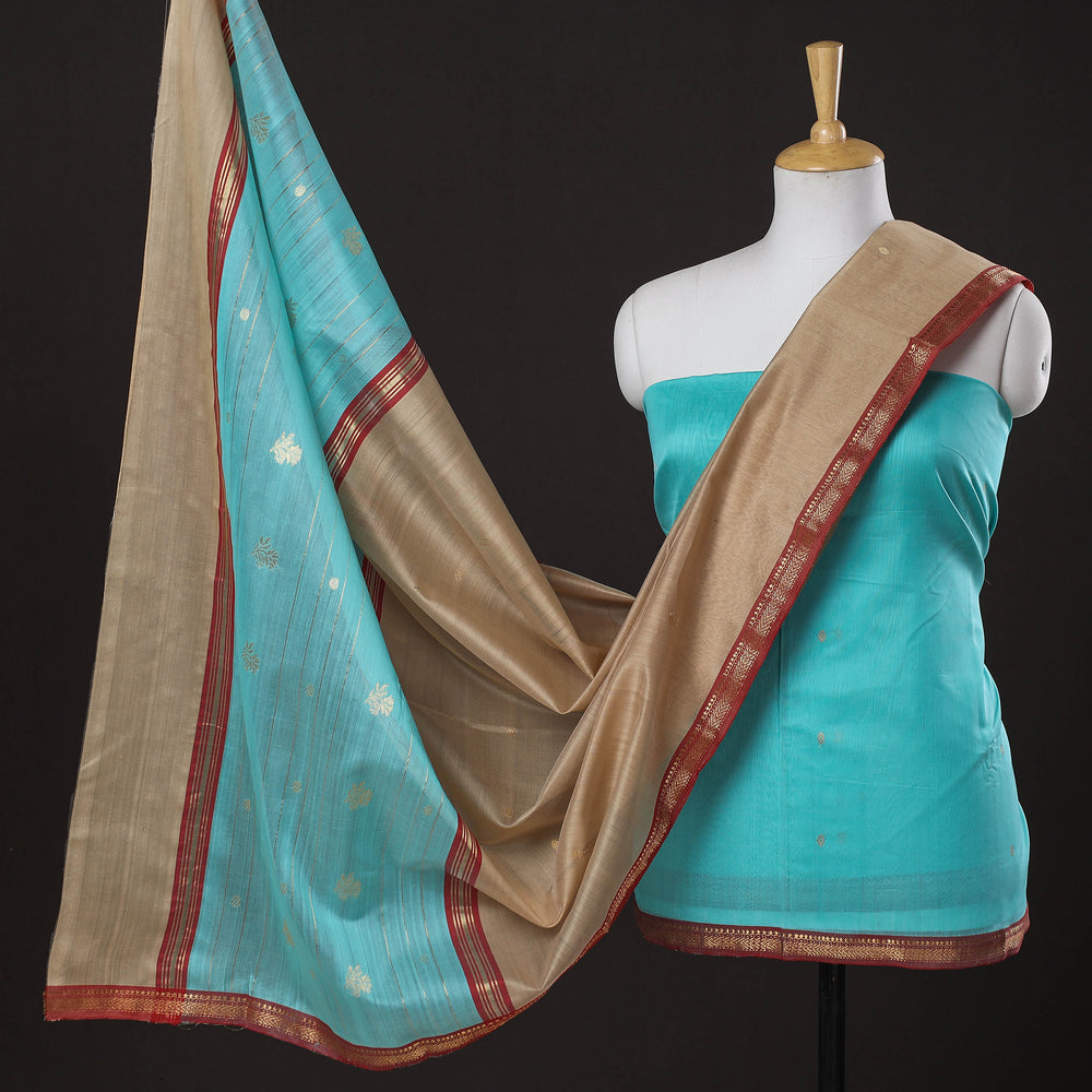 chanderi silk dress material