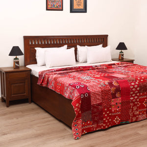 Khambadiya Tagai Patchwork Quilt / Gudri / Blanket 25