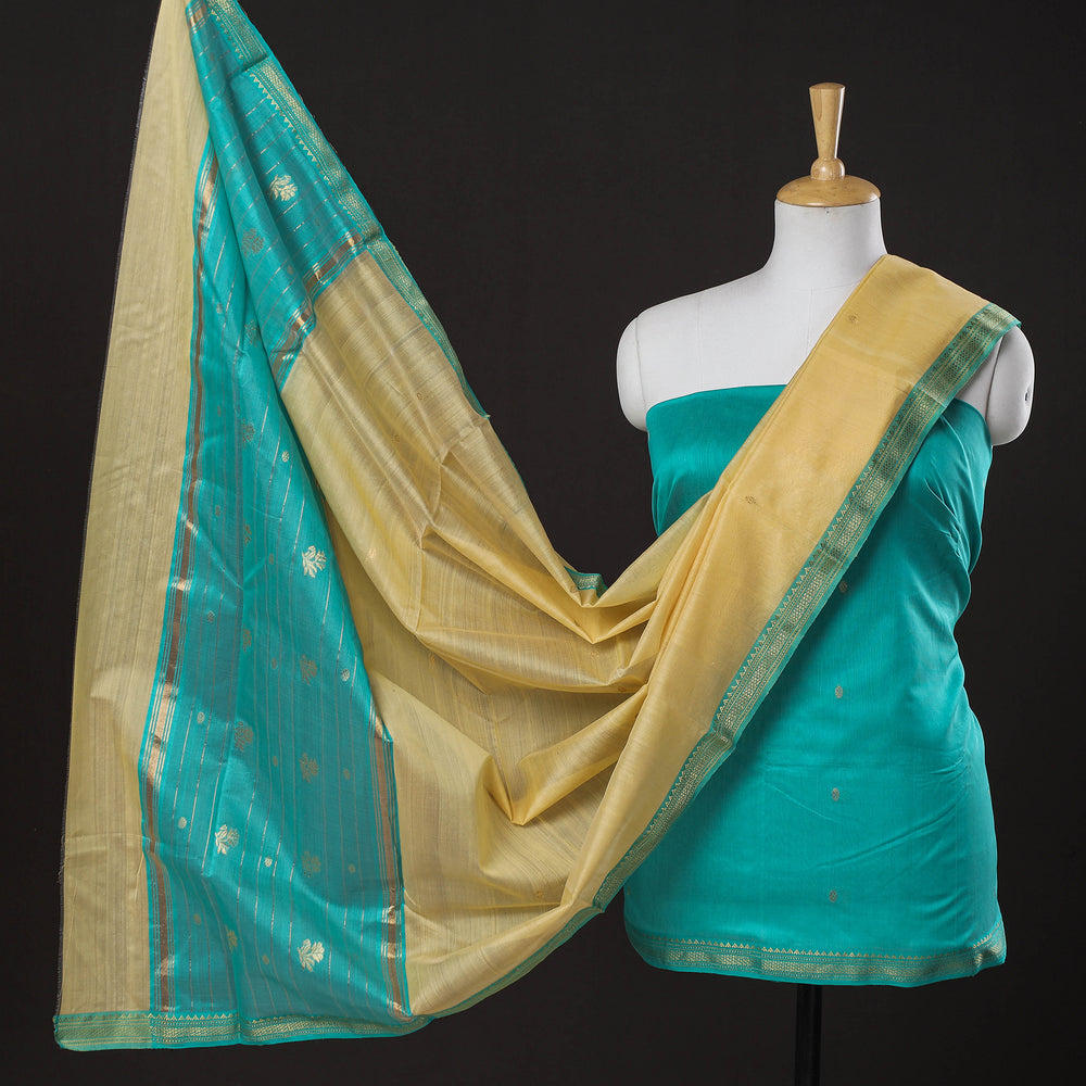 chanderi silk dress material