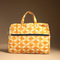 Yellow - Handmade Quilted Cotton Laptop Bag (12 x 16 in) 28