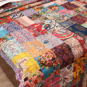 Multicolor - Khambadiya Tagai Patchwork Quilt / Gudri / Blanket 27