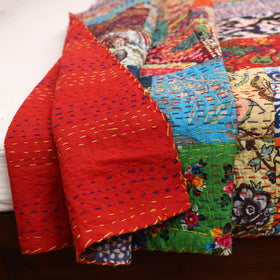 Multicolor - Khambadiya Tagai Patchwork Quilt / Gudri / Blanket 27