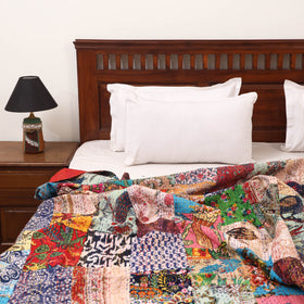 Multicolor - Khambadiya Tagai Patchwork Quilt / Gudri / Blanket 27