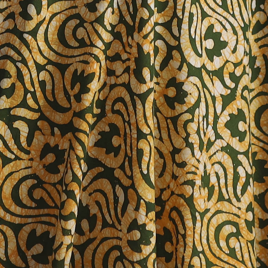 Kutch Hand Block Batik Print Pure Cotton Fabric 65