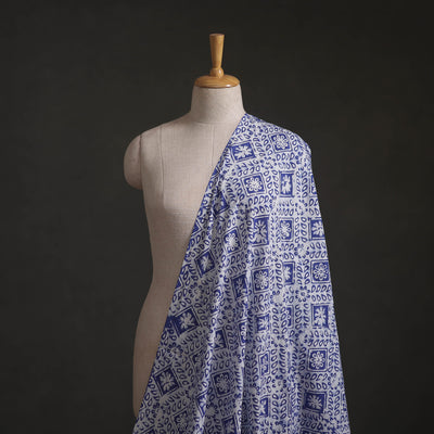 Kutch Hand Block Batik Print Pure Cotton Fabric 66