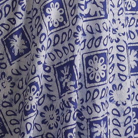 Kutch Hand Block Batik Print Pure Cotton Fabric 66