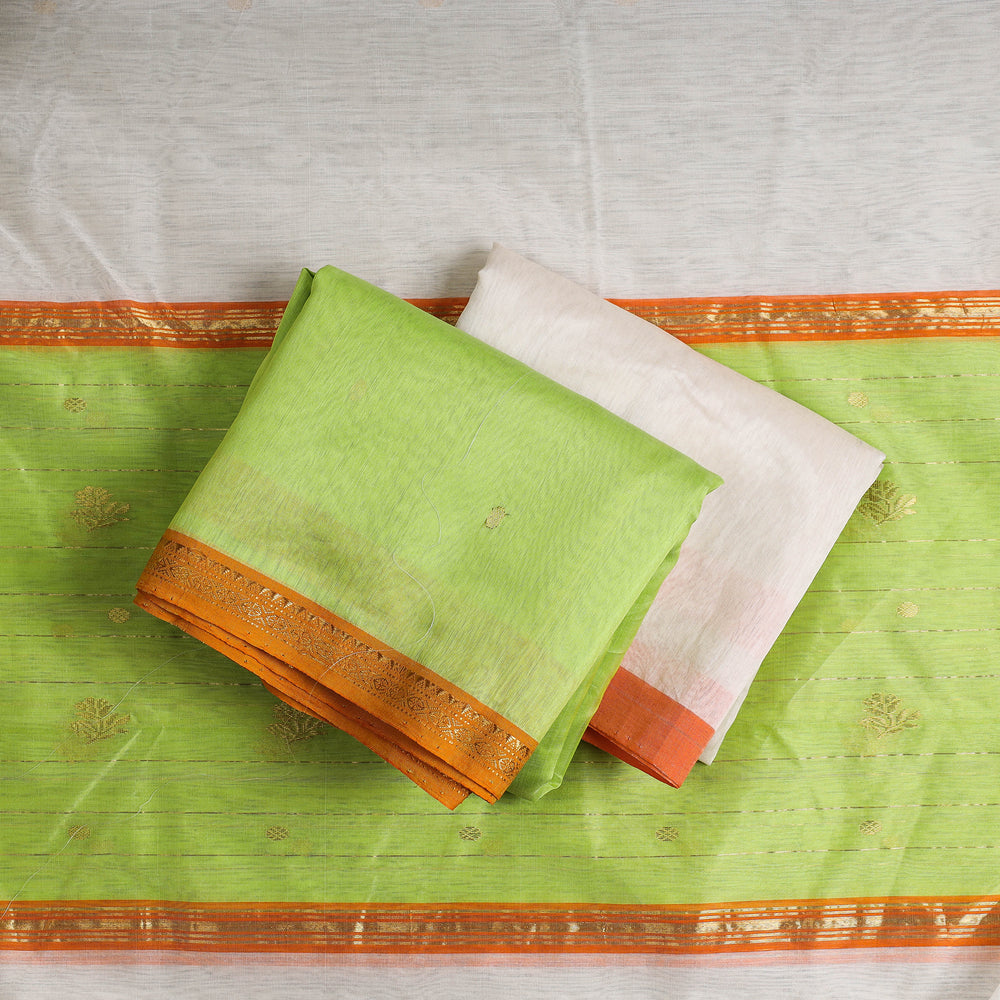 chanderi silk dress material