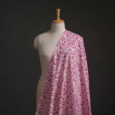Kutch Hand Block Batik Print Pure Cotton Fabric 68