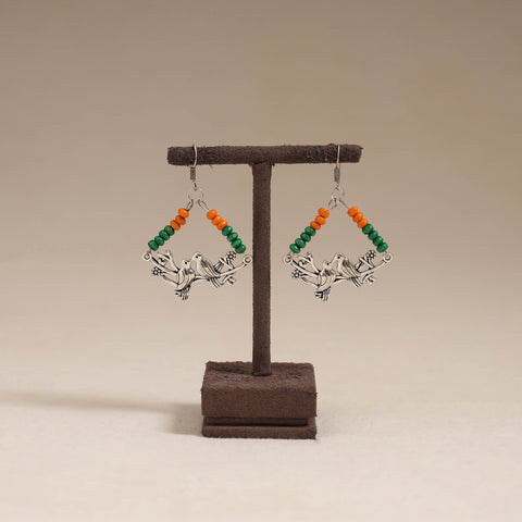 Multicolor - aaradhya wooden beads earrings with german