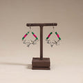 Multicolor - avira wooden beads earrings with german silver
