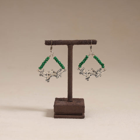 Multicolor - trisha wooden beads earrings with german