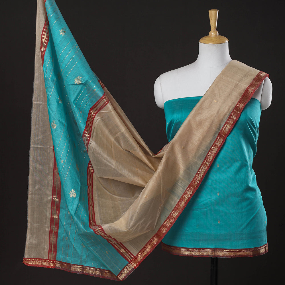 chanderi silk dress material