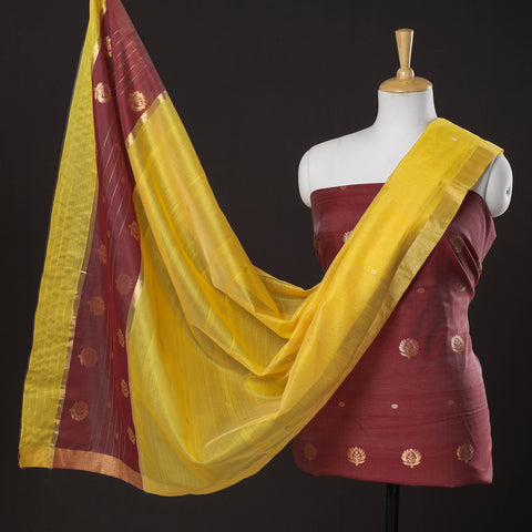 chanderi silk dress material