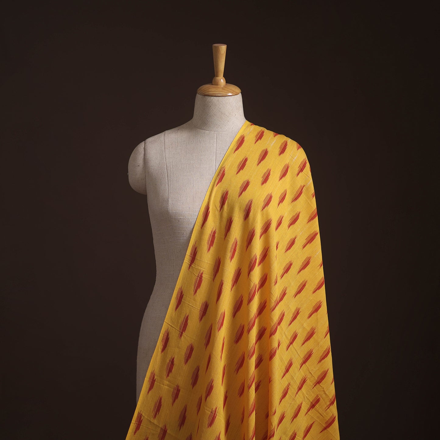 Pochampally Ikat Woven Cotton Fabric 03