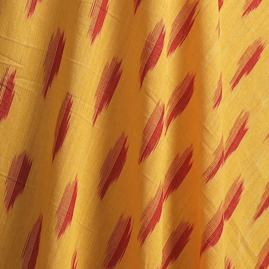 Pochampally Ikat Woven Cotton Fabric 03