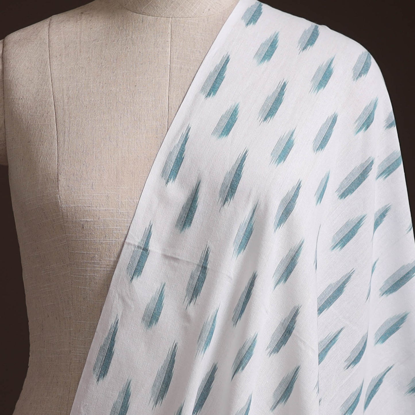 Pochampally Ikat Woven Cotton Fabric 05