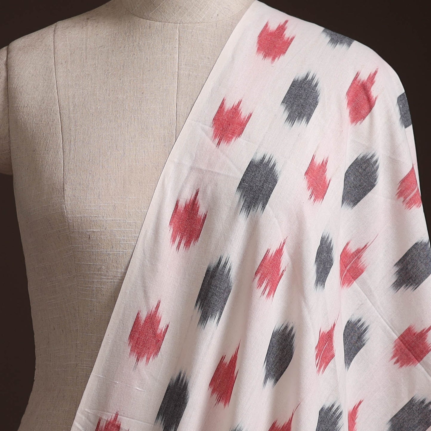 Pochampally Ikat Woven Cotton Fabric 07