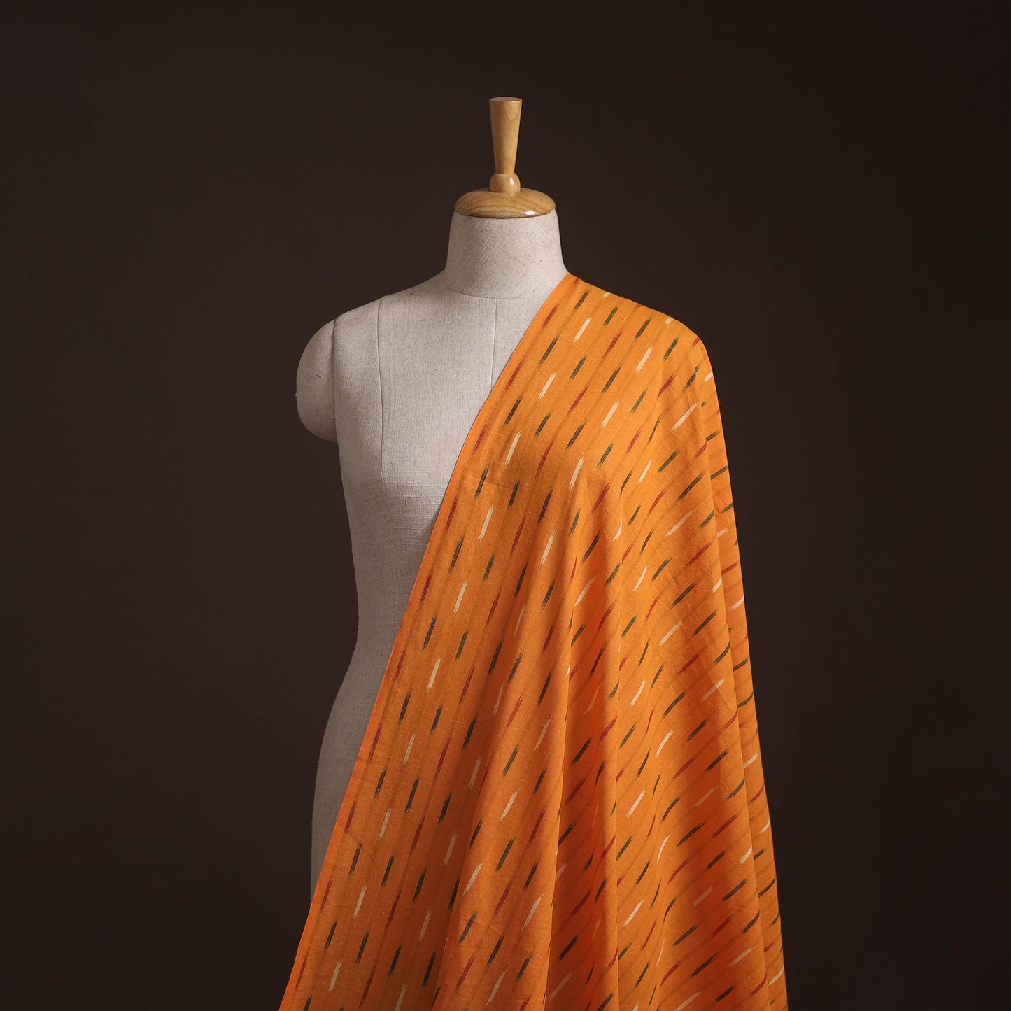 Pochampally Ikat Woven Cotton Fabric 09