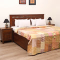 Beige - Khambadiya Tagai Patchwork Quilt / Gudri / Blanket 39