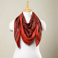 ajrakh silk scarf