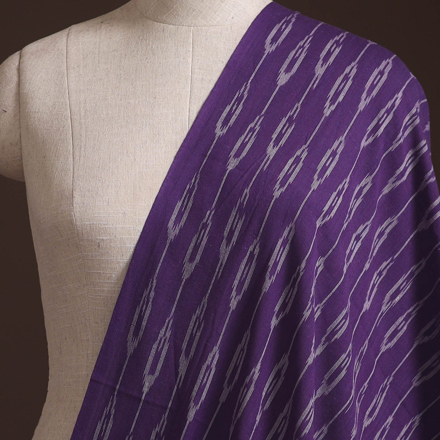 Pochampally Ikat Woven Cotton Fabric 13