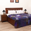 Purple - Khambadiya Tagai Patchwork Quilt / Gudri / Blanket 41