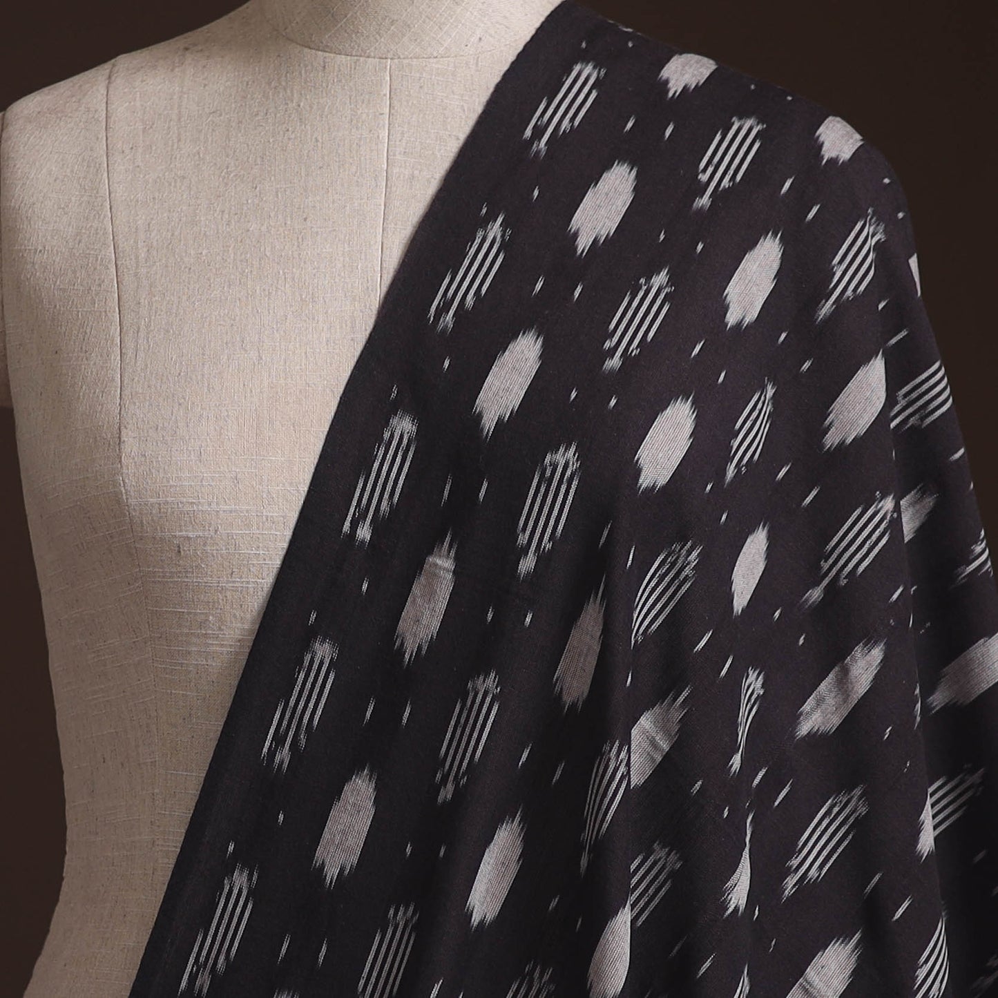 Pochampally Ikat Woven Cotton Fabric 15
