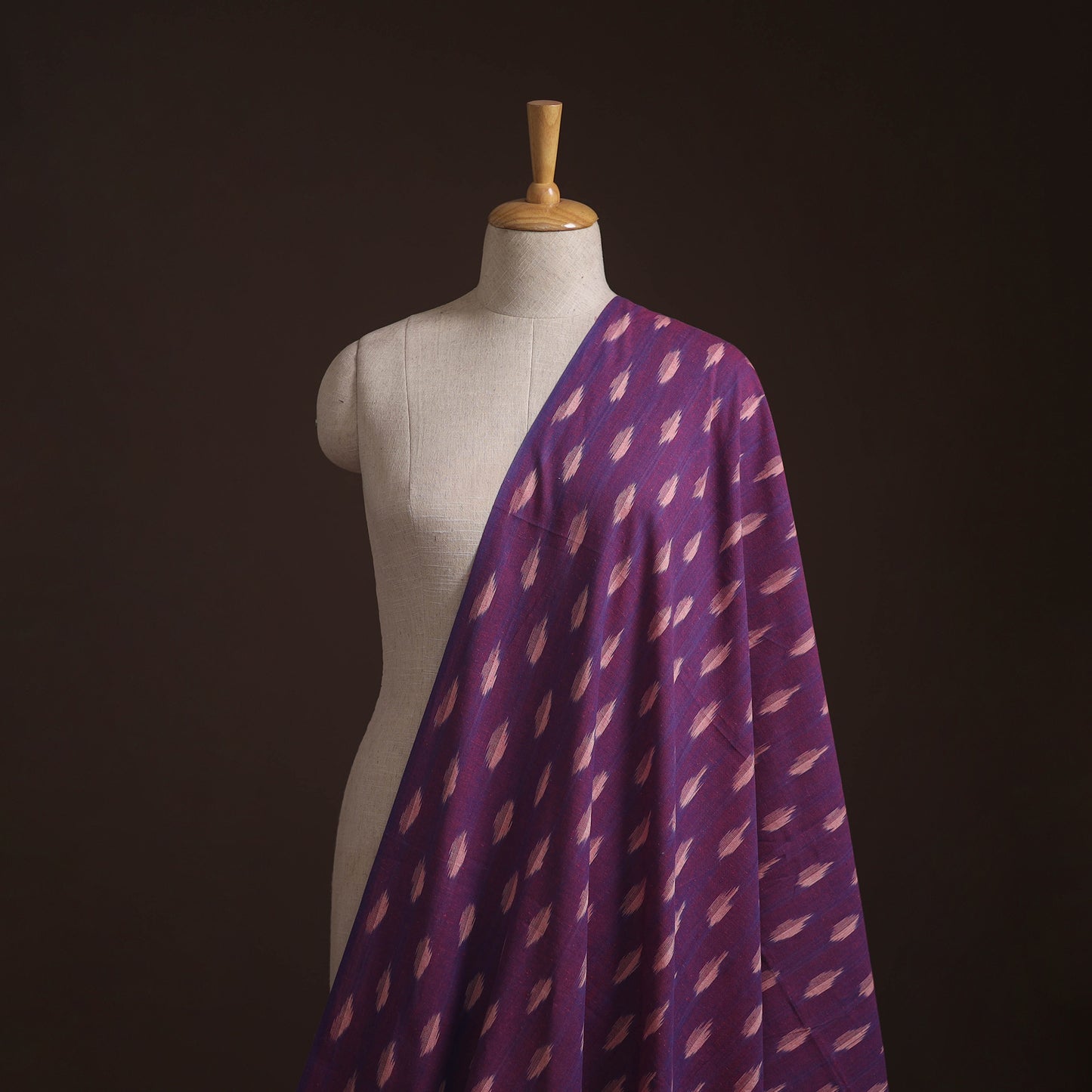 Pochampally Ikat Woven Cotton Fabric 16