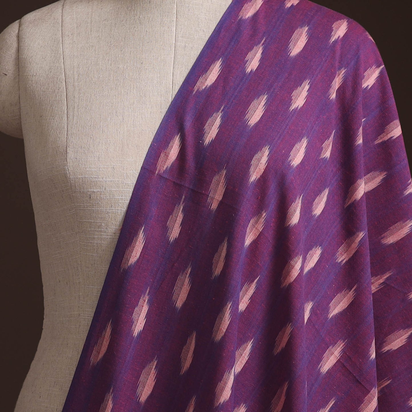 Pochampally Ikat Woven Cotton Fabric 16