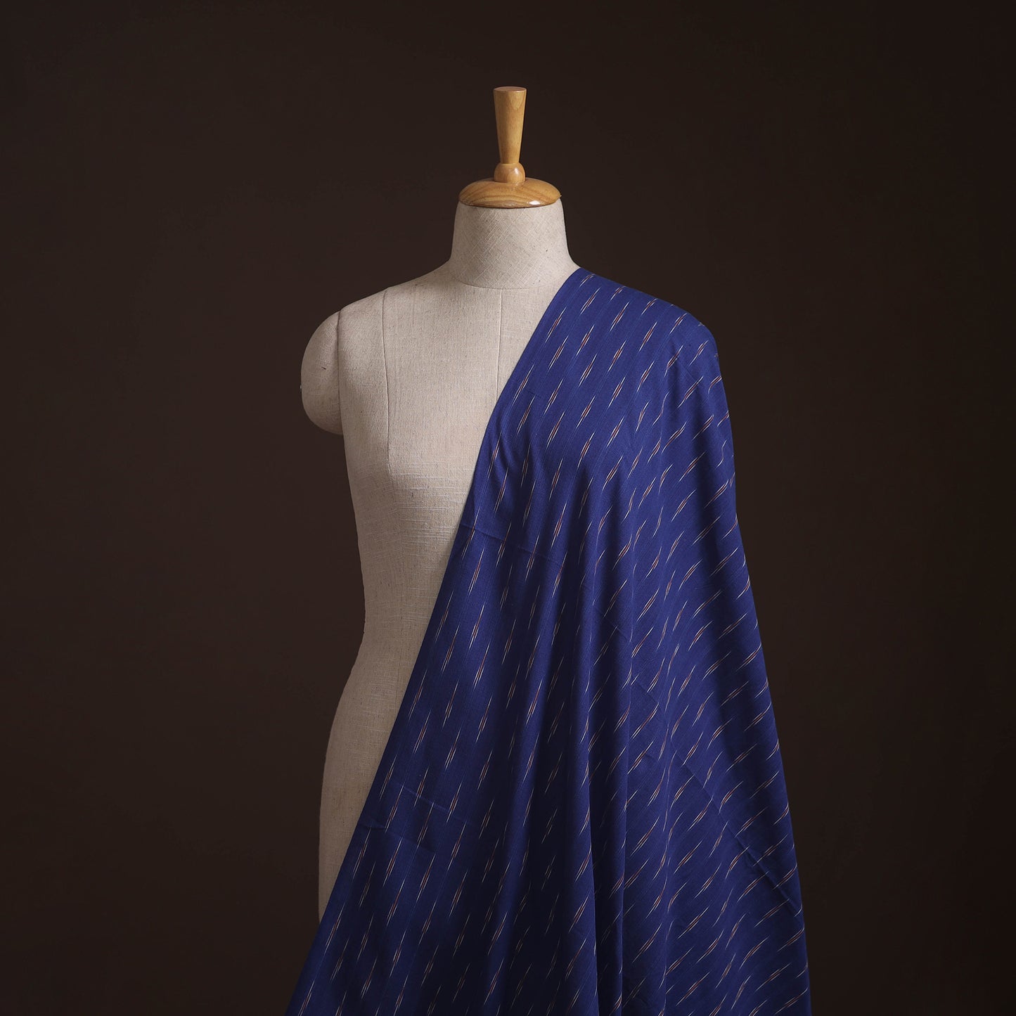 Pochampally Ikat Woven Cotton Fabric 17