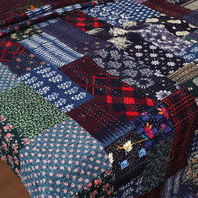 Blue - Khambadiya Tagai Patchwork Quilt / Gudri / Blanket 44