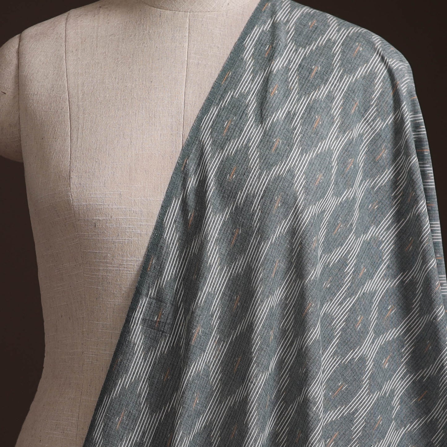 Pochampally Ikat Woven Cotton Fabric 20