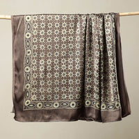 ajrakh silk scarf