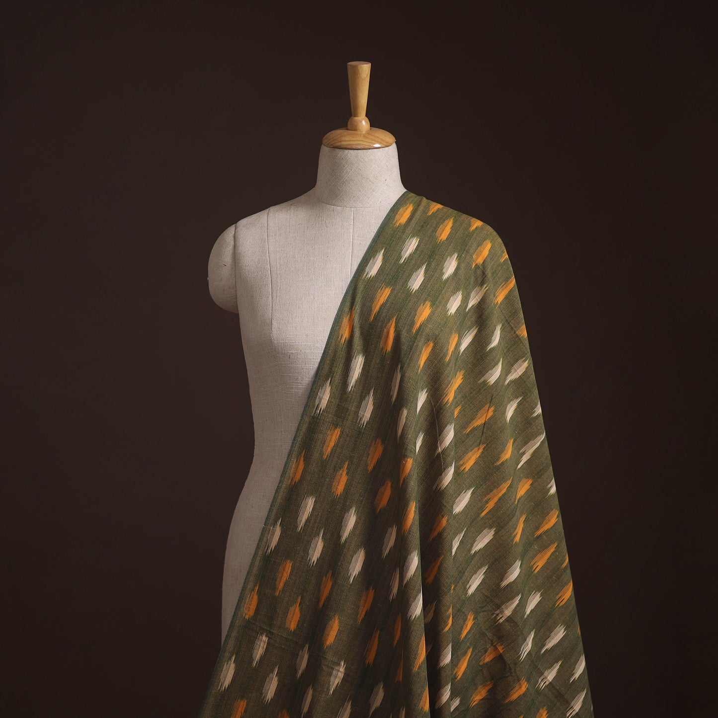 Pochampally Ikat Woven Cotton Fabric 23