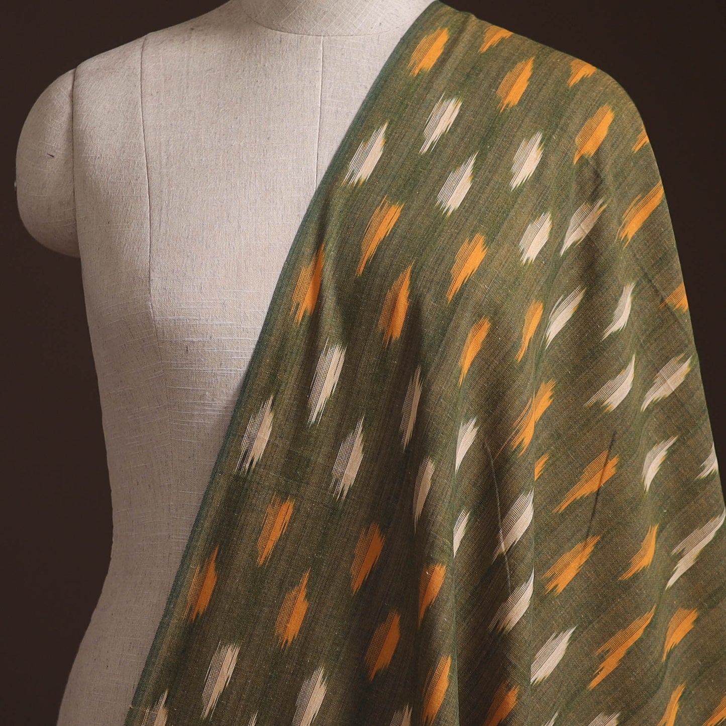 Pochampally Ikat Woven Cotton Fabric 23
