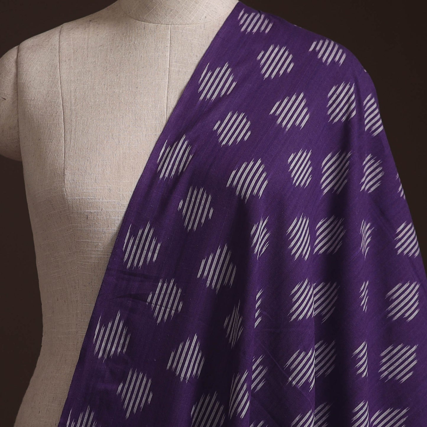 Pochampally Ikat Woven Cotton Fabric 25