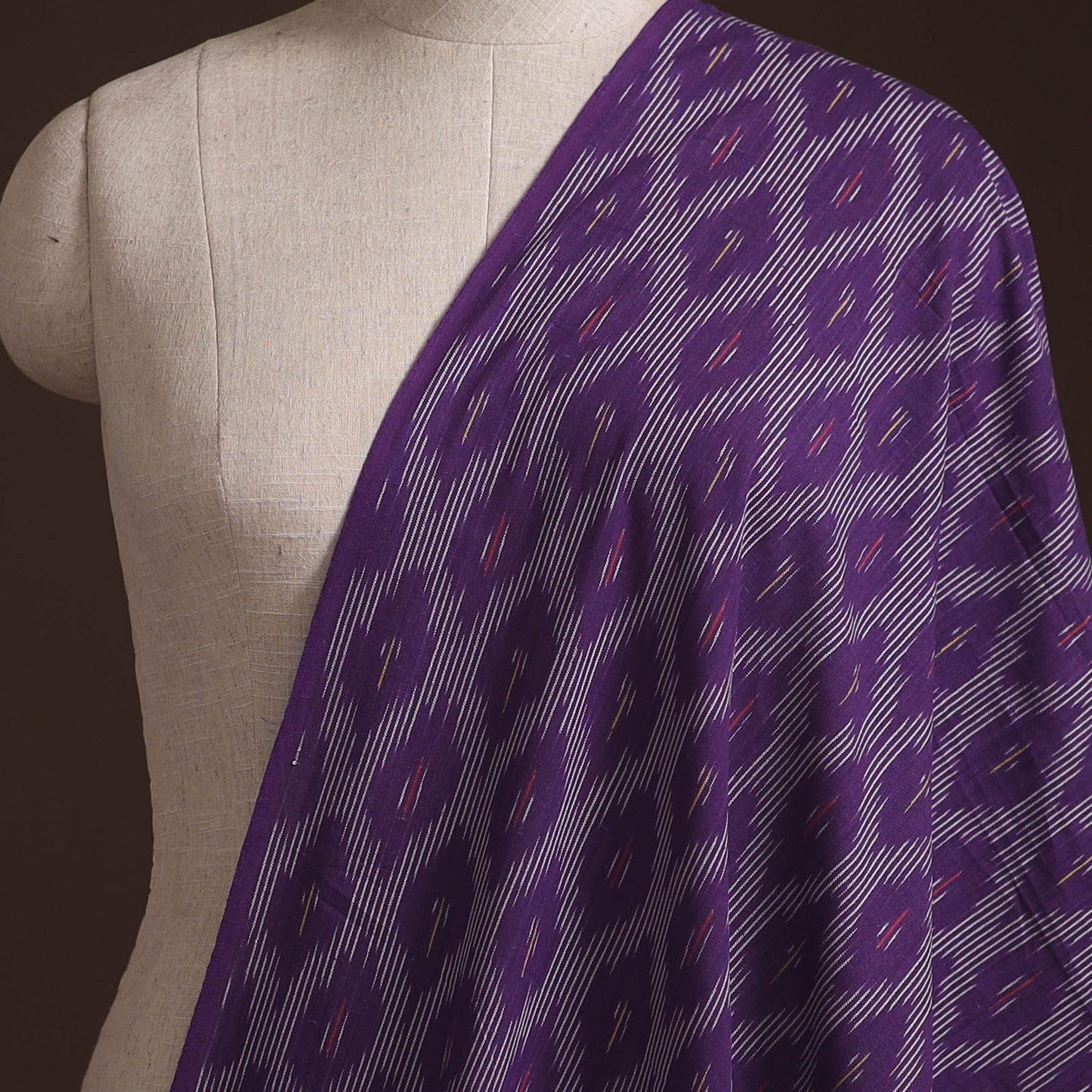 Pochampally Ikat Woven Cotton Fabric 33