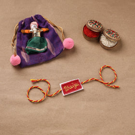 Hand Embroidered Thread Work Rakhi 20