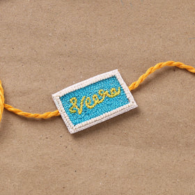 Hand Embroidered Thread Work Rakhi 21