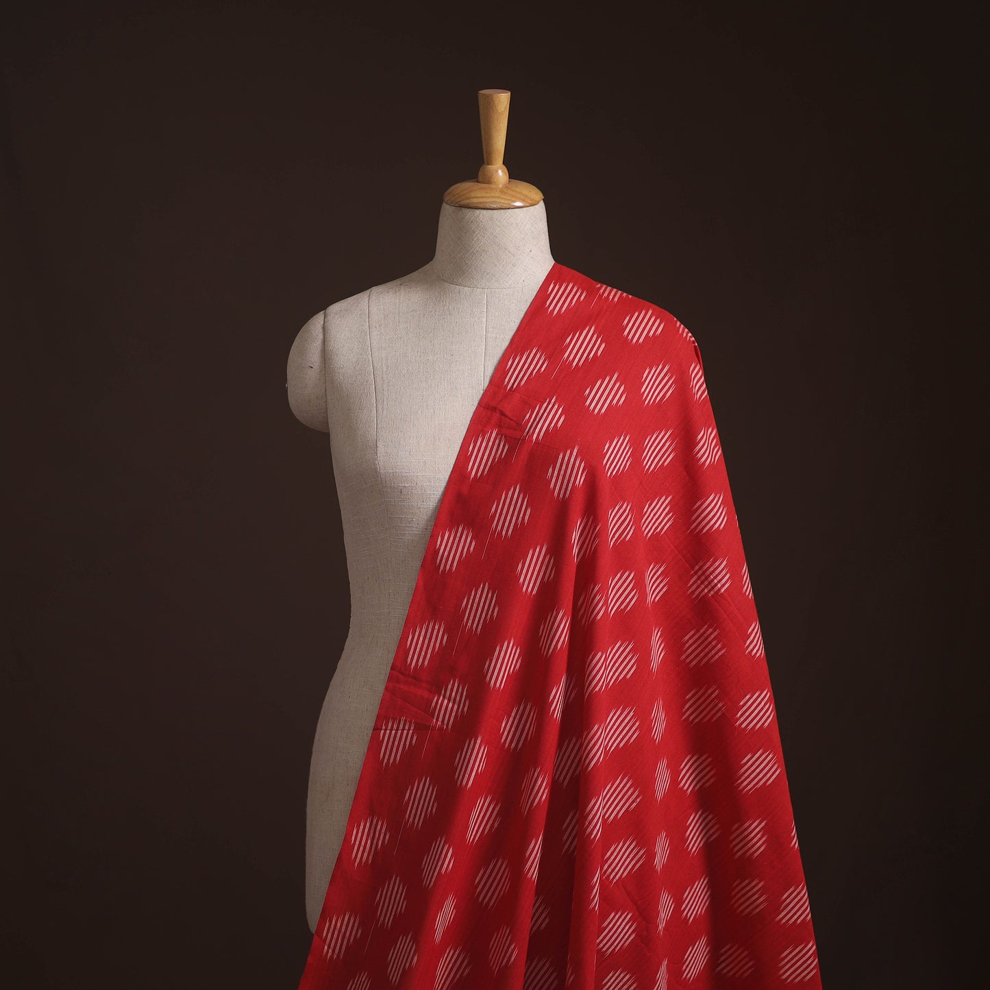 Pochampally Ikat Woven Cotton Fabric 37