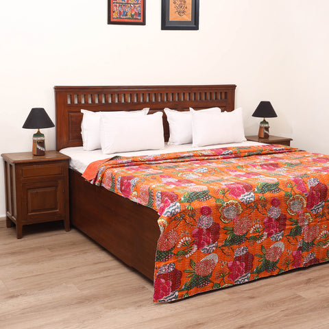 Jaipur Print Tagai Work Double Bedsheet (108 x 90 in) 11