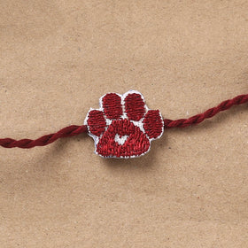 Hand Embroidered Thread Work Rakhi 31