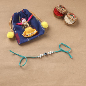 Handmade Beads Evil Eye Rakhi 07