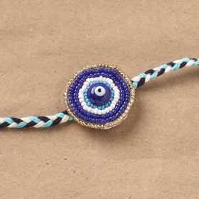Handmade Beads Evil Eye Rakhi 08