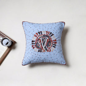 Kutch Dhebariya Hand Embroidery Cushion Cover (16 x 16 in) 21