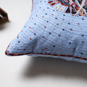 Kutch Dhebariya Hand Embroidery Cushion Cover (16 x 16 in) 21