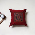 Kutch Neran Hand Embroidery Cushion Cover (16 x 16 in) 16