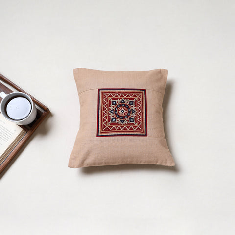Kutch Rabari Hand Embroidery Cushion Cover (12 x 12 in) 04